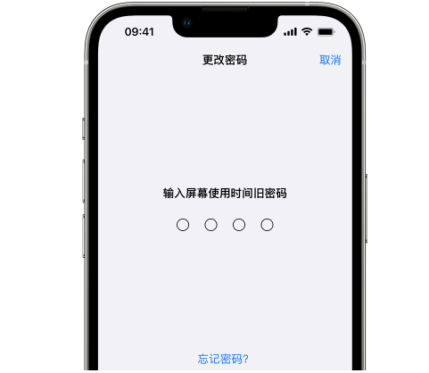 富文镇iPhone屏幕维修分享iPhone屏幕使用时间密码忘记了怎么办 